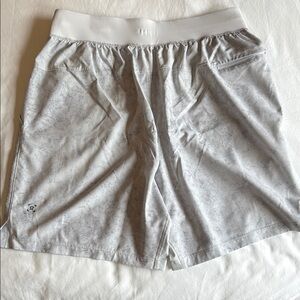 Lululemon Athletica Light Gray Athletic Shorts